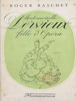 cover image of Mademoiselle Dervieux, fille d'opéra